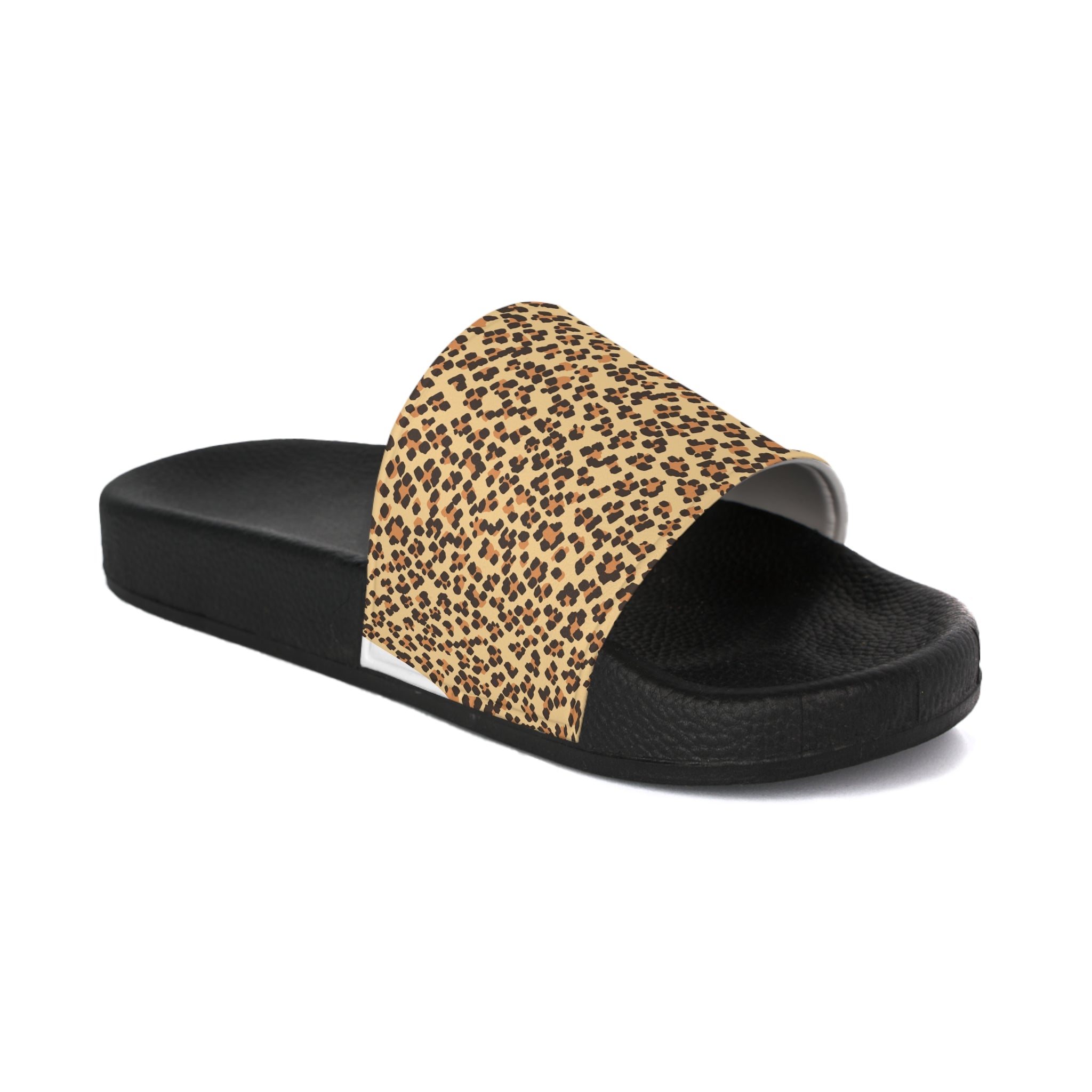 Leopard Print Women's Slide Sandals - Stylish Comfort for Summer Fun